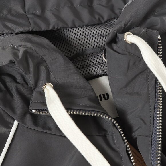 Miu Miu Technical Silk Zipper Blouson Women's Jacket - Picture 9 of 14